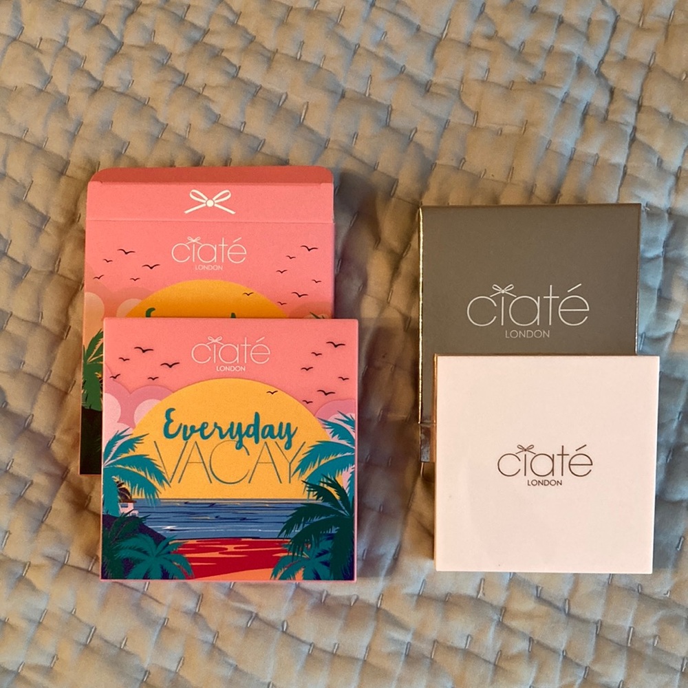 TWO Ciate London palettes BNIB